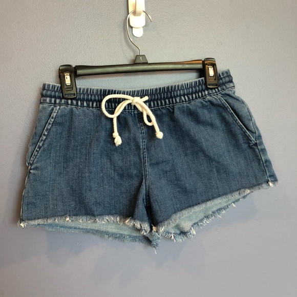 Aerie Drawstring Denim Shorts! - Picture 2 of 3